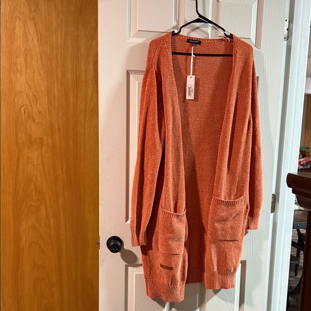 Simply Southern Women's Orange Cardigan